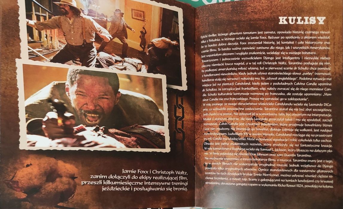 Django Unchained (booklet) (DVD) 2012 2 oscary Wydanie książkowe