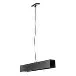lampa nowa wisząca Gentor 4 czarna loft black metal żyrandol nad stół