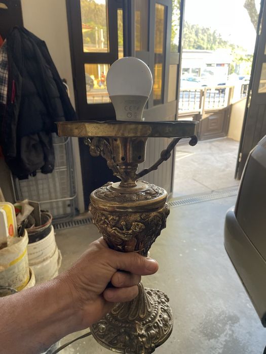 Candieiro em bronze aprox.5kg