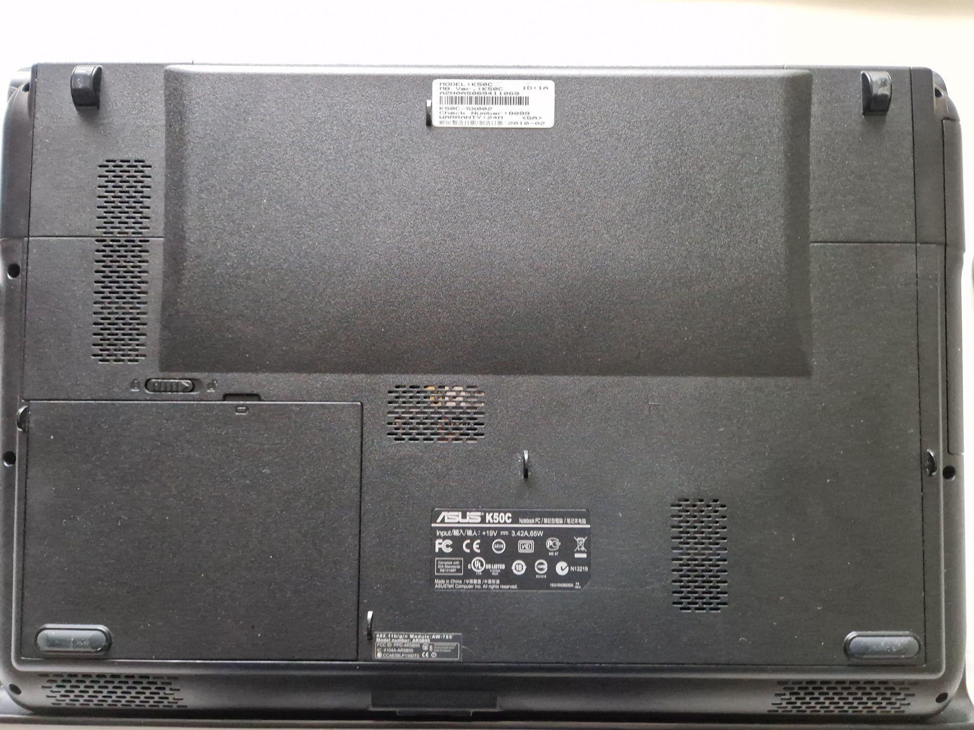 Laptop Asus K50C