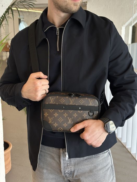 Чоловіча сумка Louis Vuitton мужская сумка барсетка мессенджер