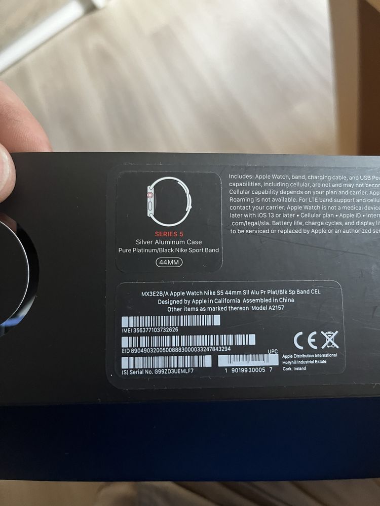 Apple watch 5 44 nike LTE