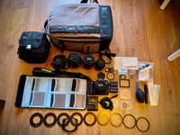 Vendo Kit Nikon D7000 + lentes + cartões SD + muitos acessórios