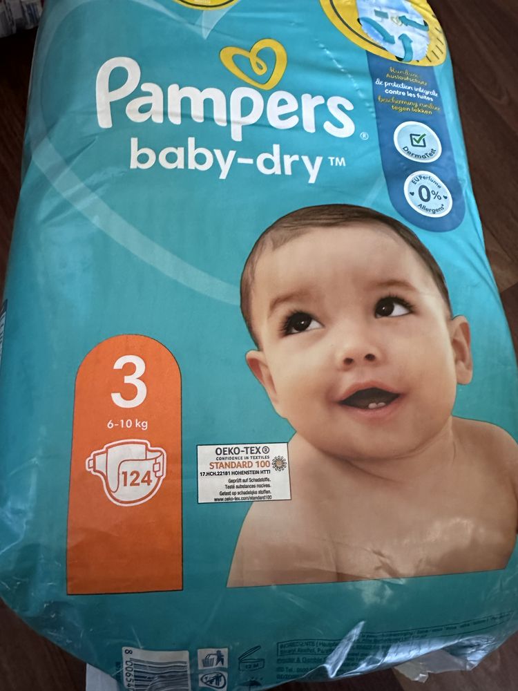 Pampers 3 разные новые