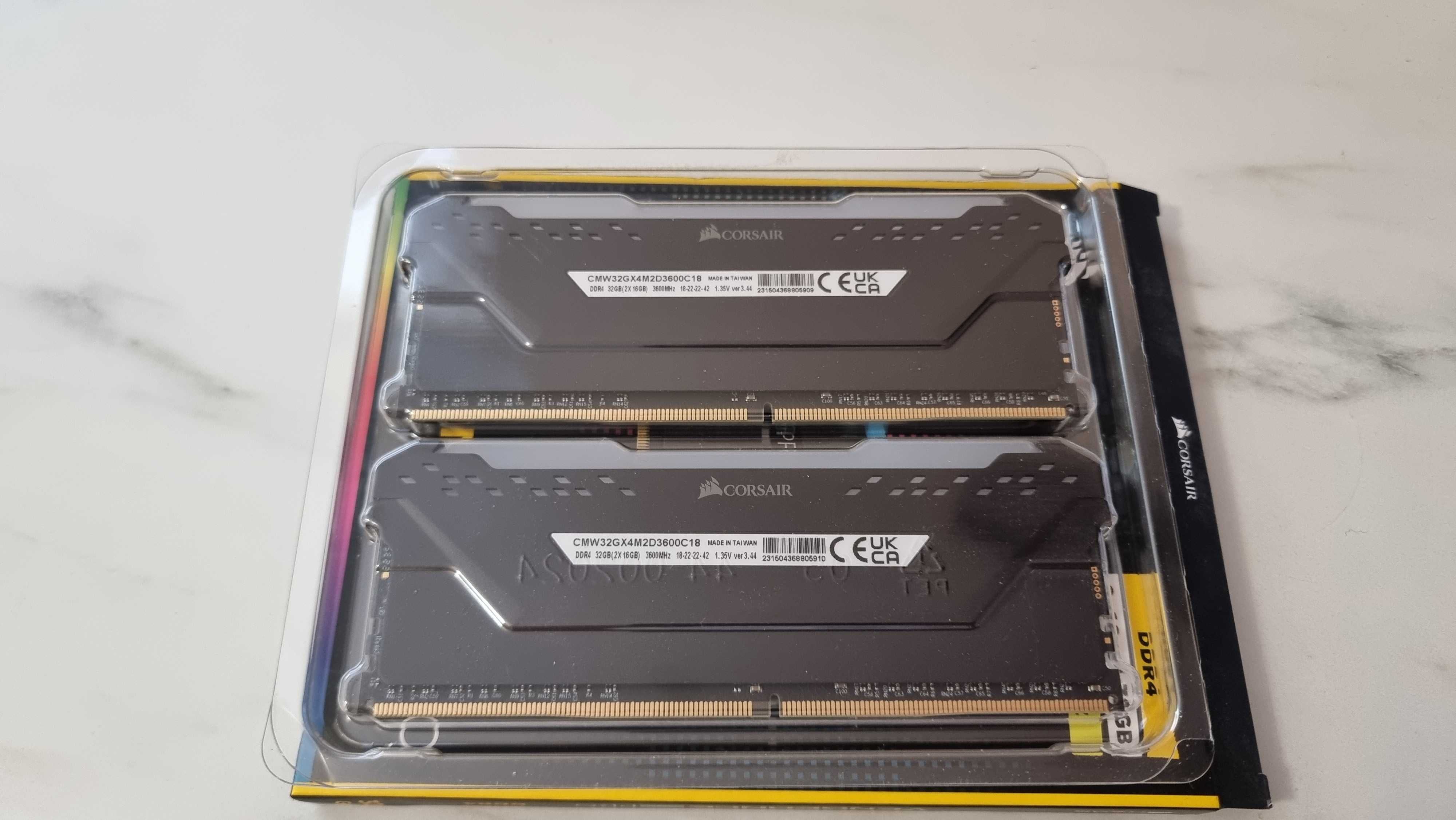Corsair 32GB (2x16GB) 3600MHz CL18 Vengeance RGB PRO