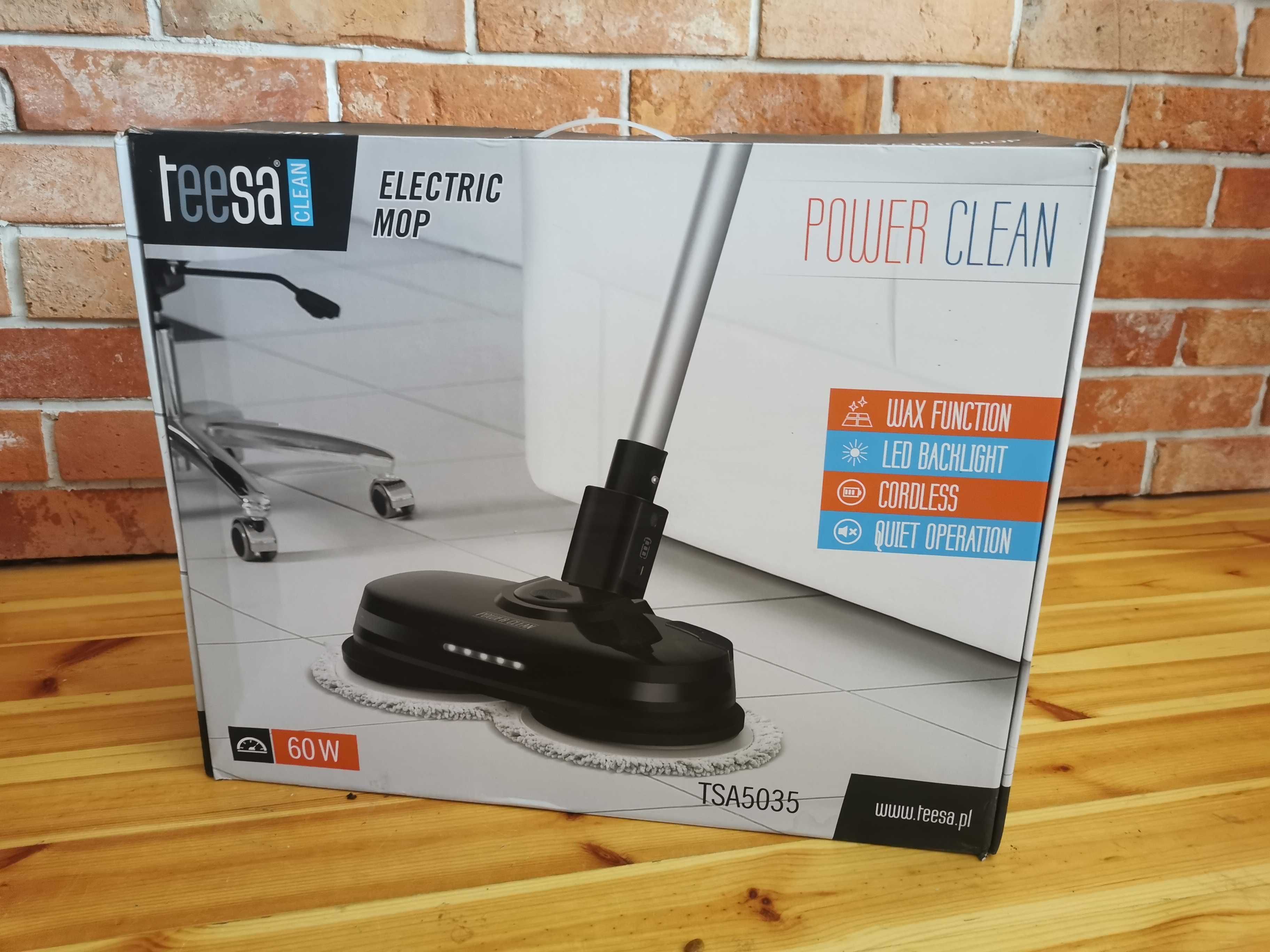 Mop elektryczny Teesa TSA5035 - prawie jak nowy
