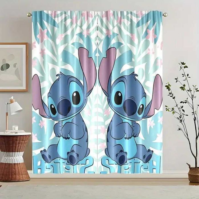 ZASŁONY 2D 75x166cm LILO&STITCH Lilo i Stitch Disney DLA DZIECI h203