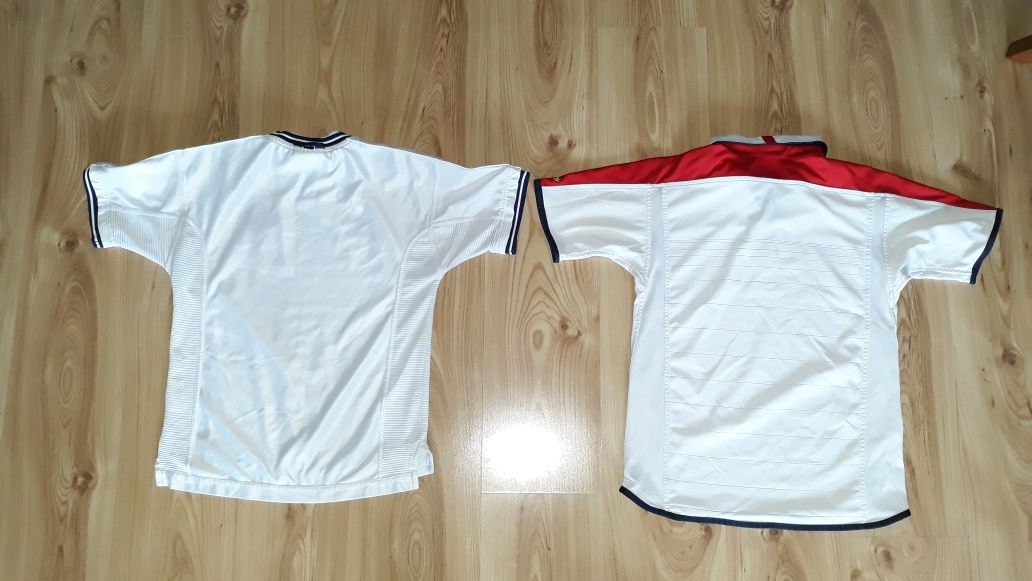 Dwie koszulki Umbro XXS 158 England 1999/2003