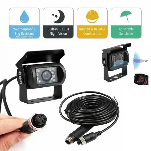 Câmara de apoio estacionamento autocaravana camião + cabo 10M NOVO
