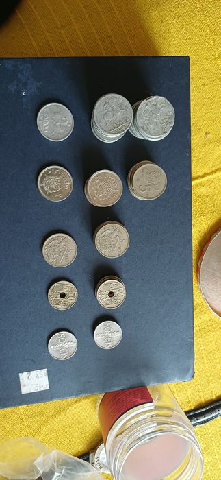 Moedas antigas coleção