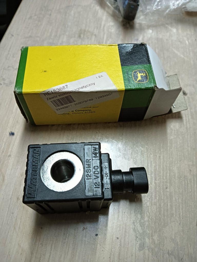 Zawór elektromagnetyczny cewka elektromagnes John Deere RE153687