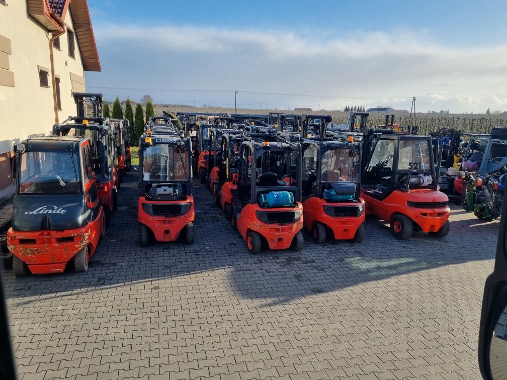 Linde H16D Diesel triplex 4.65m kabina 4 sekcje (H18D,H20D)