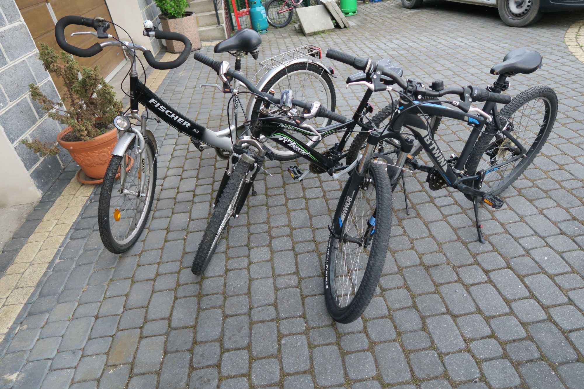 Rower R'Land convair, B'Twin rockrider 340, Fischer