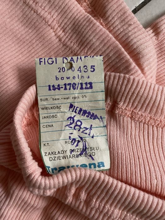 Majtki prl wysoki stan