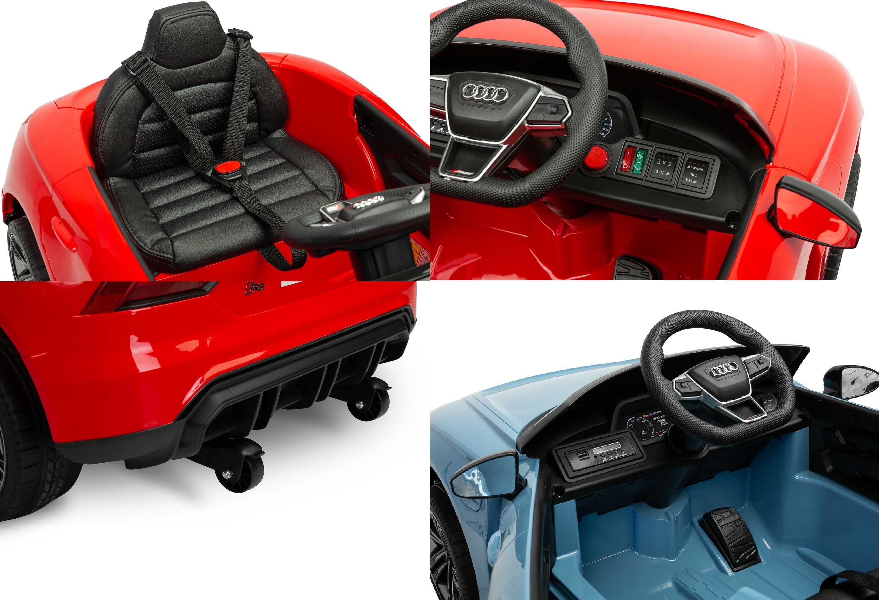 AUDI RS E-TRON GT 4x4 Pilot Miękki fotel Auto na akumulator Pojazd