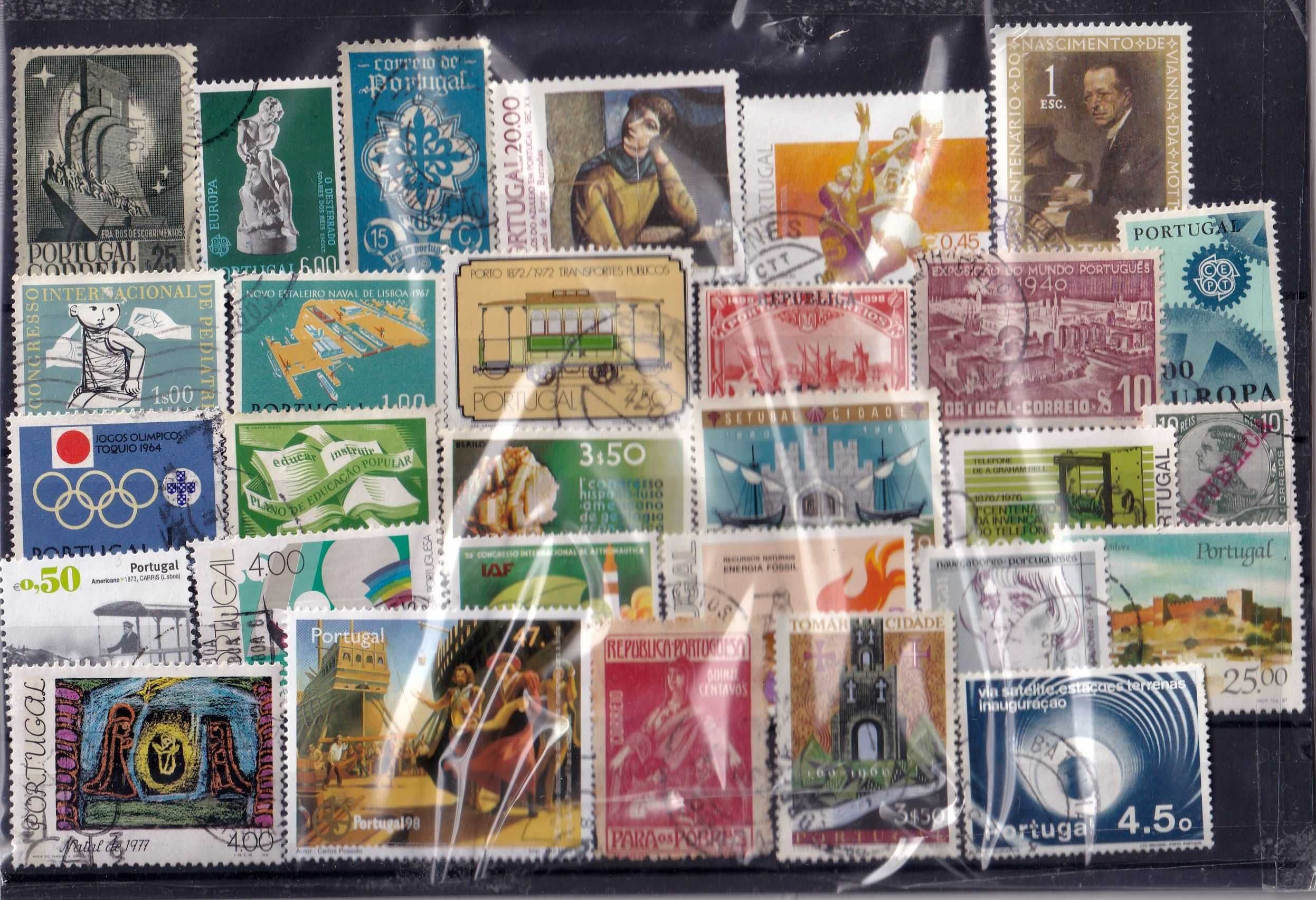 Selos (100) Portugal (4 conjuntos)