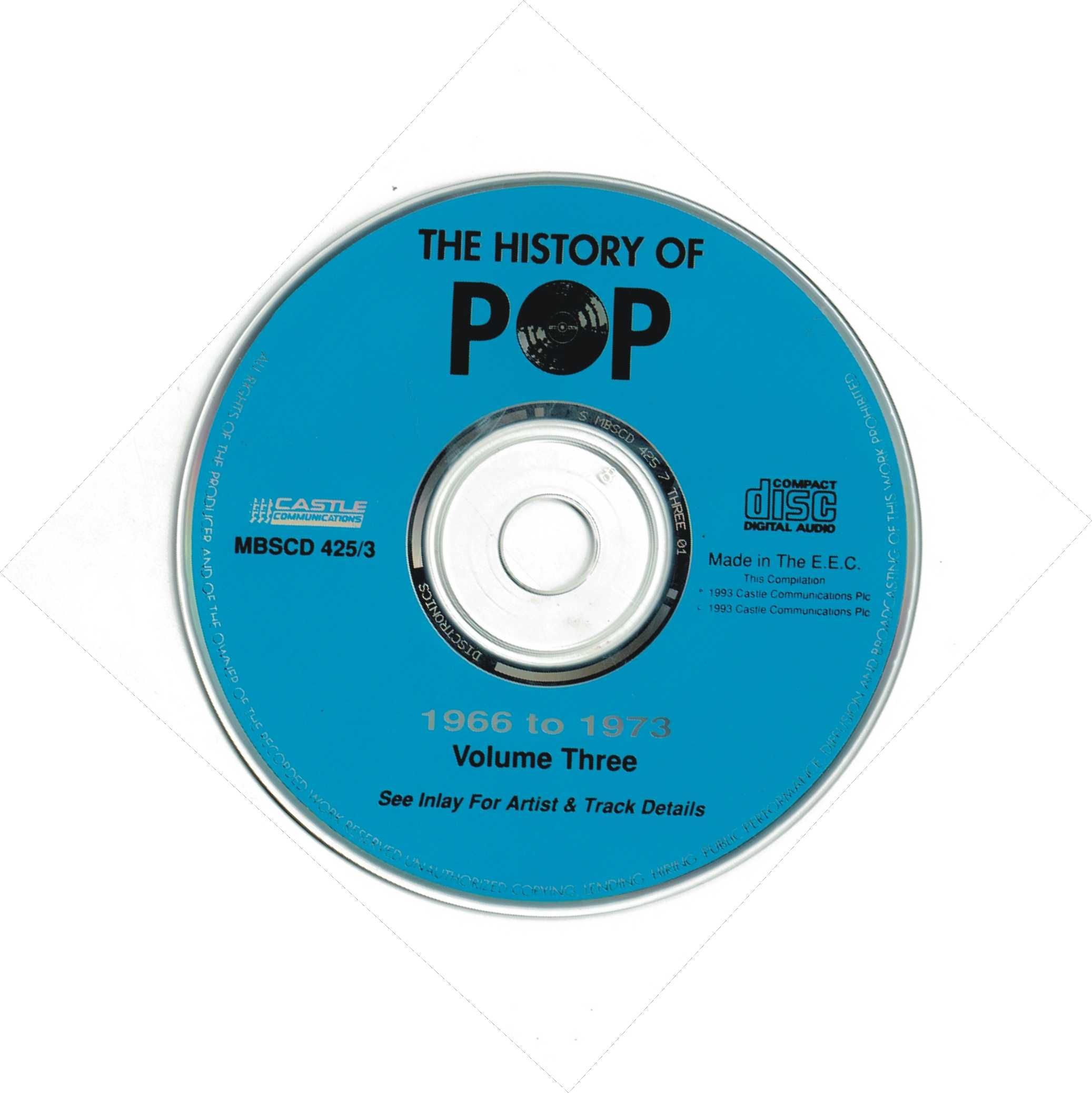 The History Of Pop - 1966 To 1973 - Volume Three