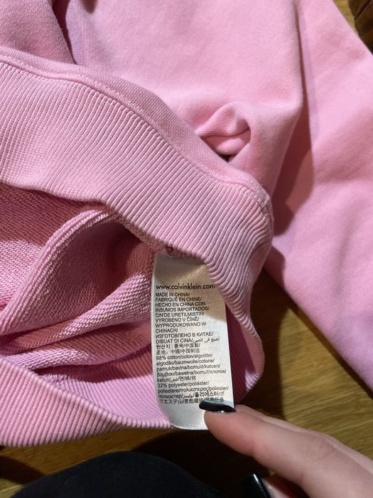 Світшот рожевий calvin klein jeans,худи
