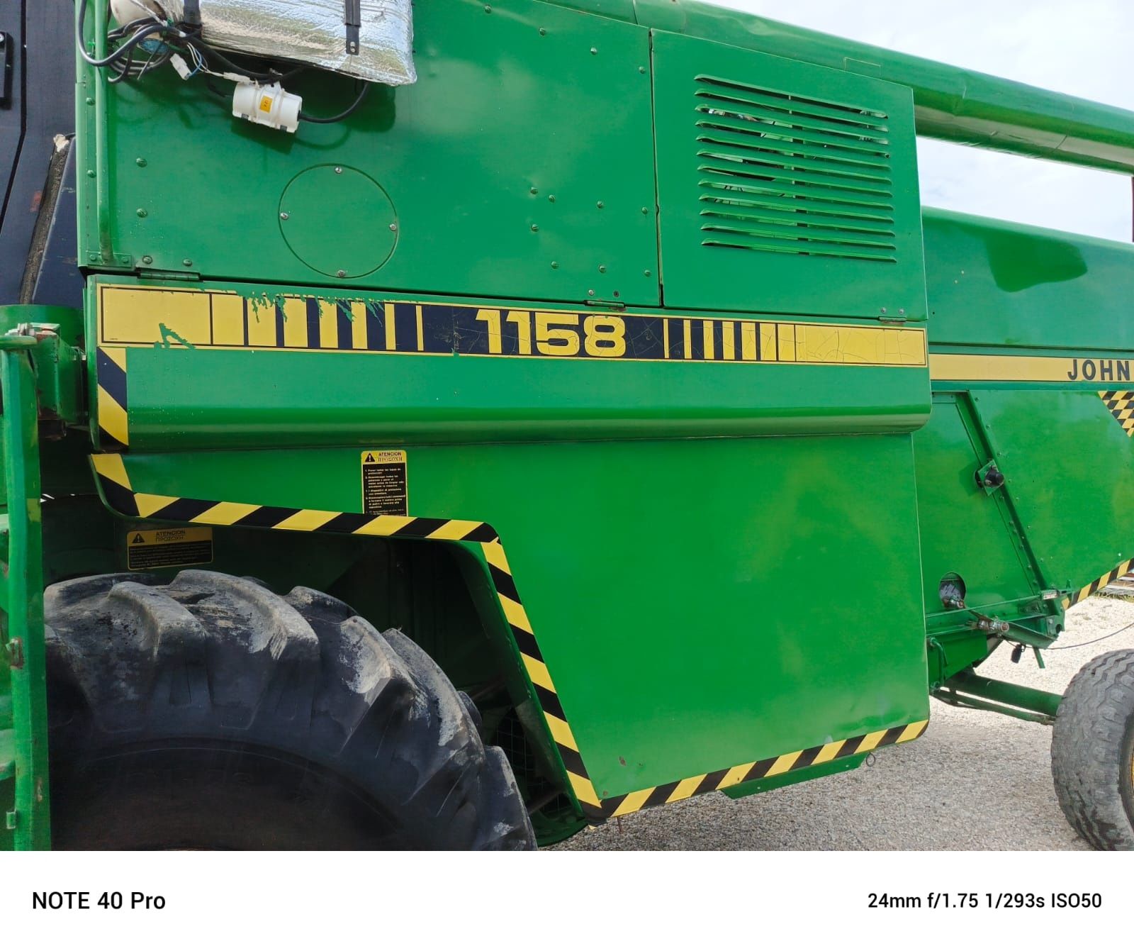 John deere 1158 hedern4.2m gruby ślimak 6 cylindrów 1166 Import 1065