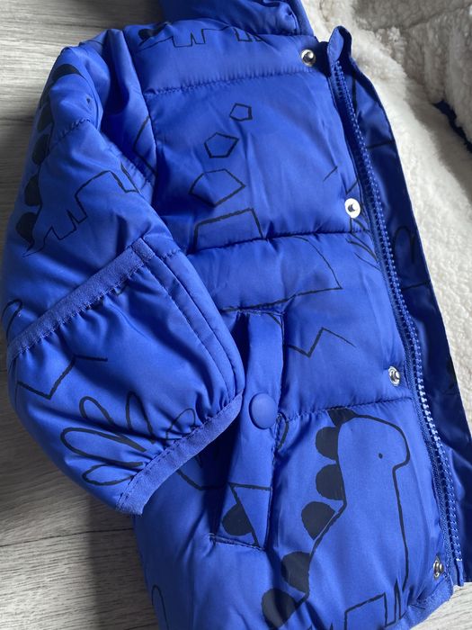 зимова куртка з екоовчини на хлопчика 80-86     92-98