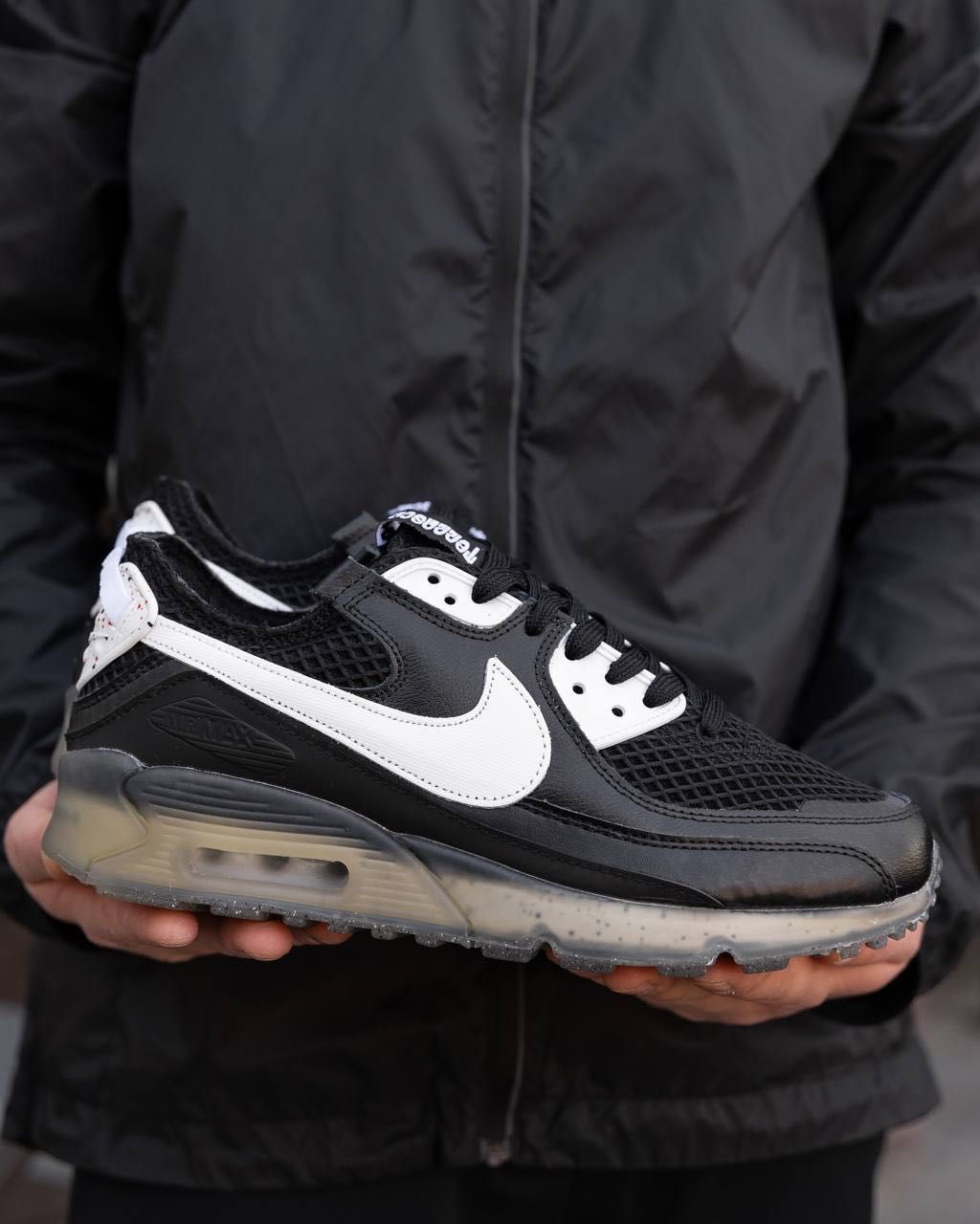 Мужские кроссовки Nike Air Max 90 Terrascape Black White. 41-45