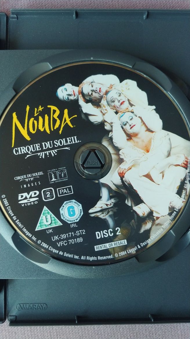 Cirque du soleil LA NOUBA spektakl DVD