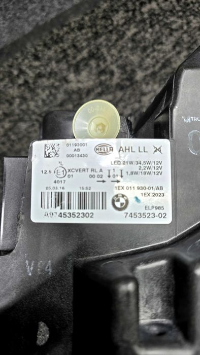 Farol Bmw Serie 1 F20 Adaptive Led