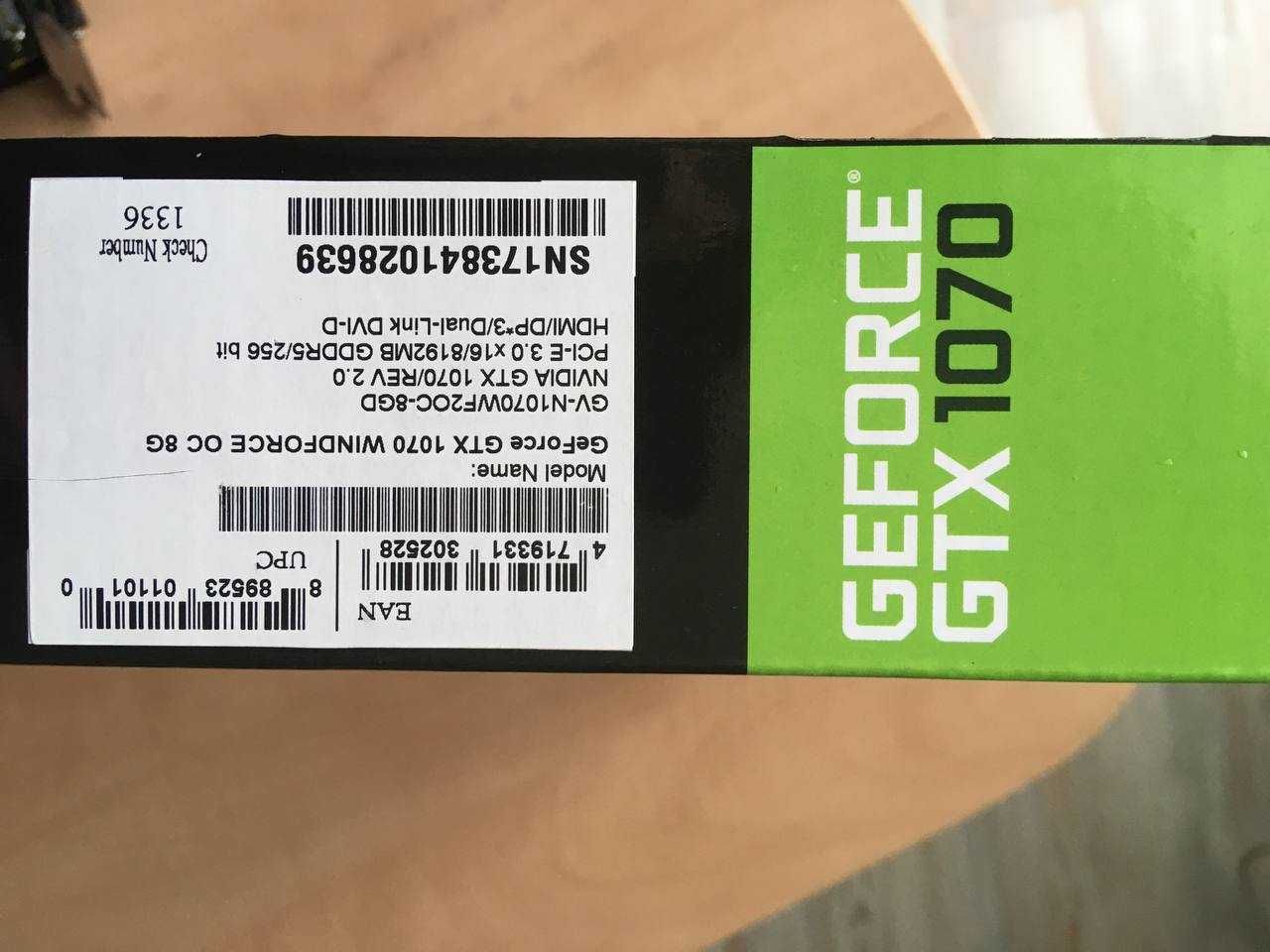 NVIDIA Geforce GTX 1070