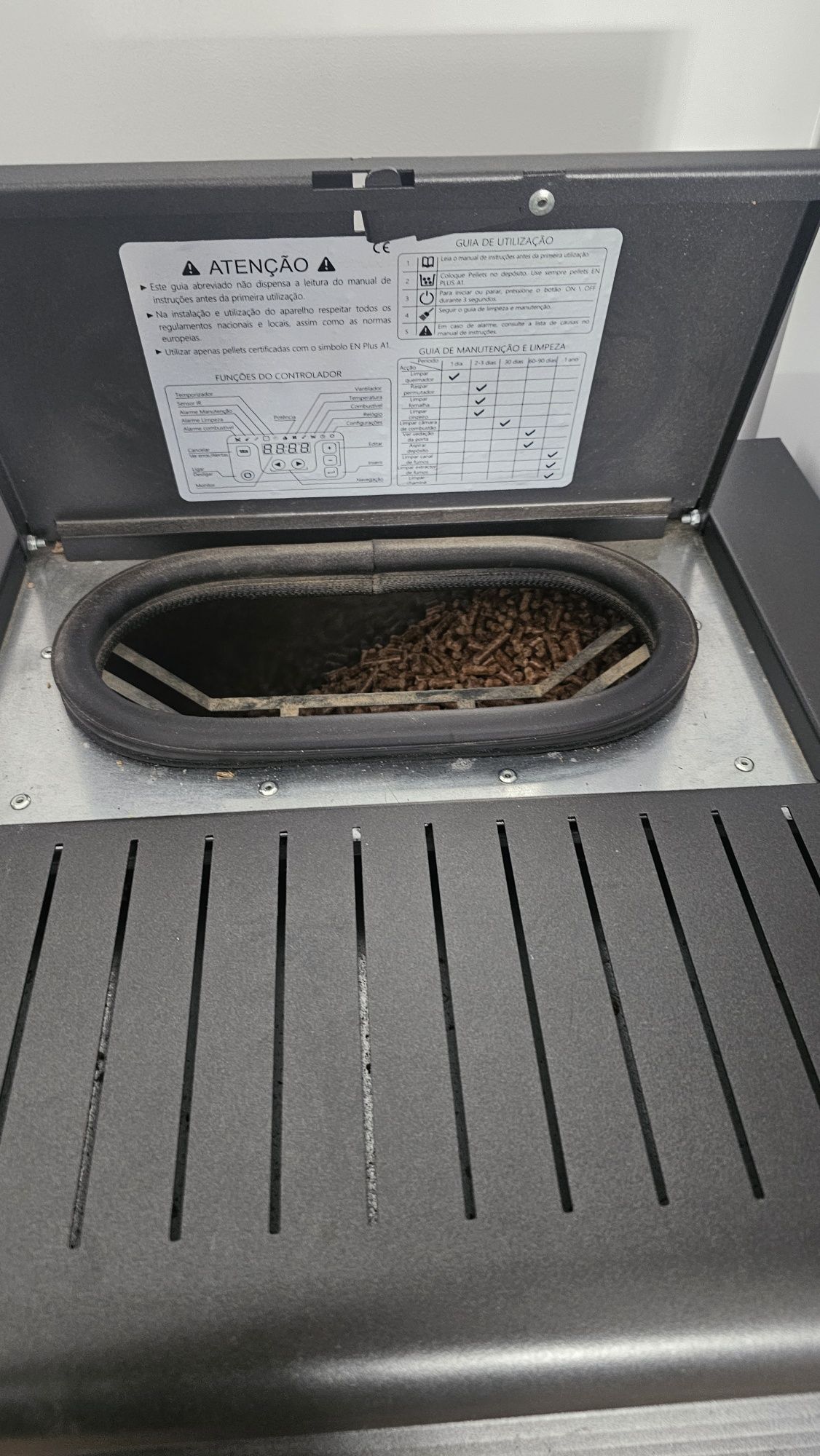 Salamandra a pellets