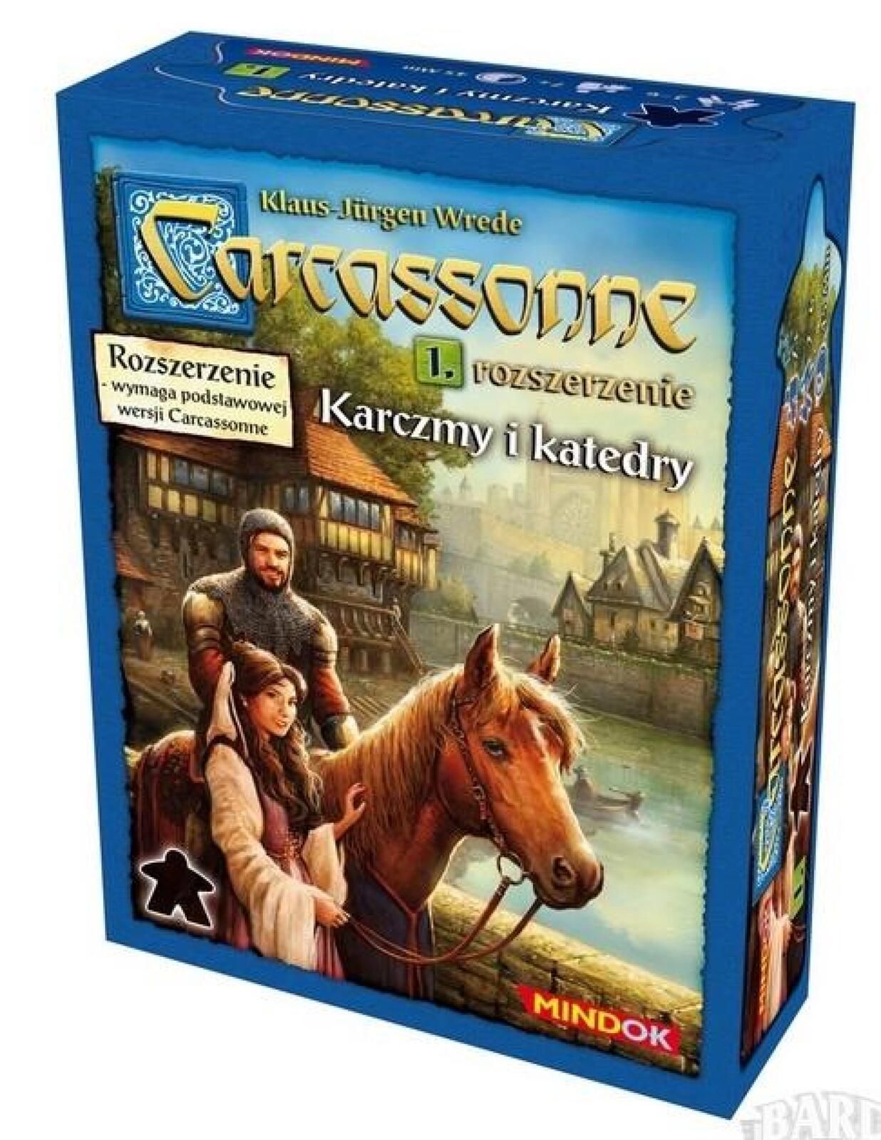 Carcassonne 1 Karczmy i katedry Edycja 2 Bard Centrum Gier pudełko,