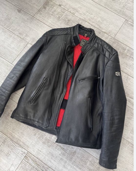 Шкіряна Мото куртка косуха Echt Leder- розмір. М-Л