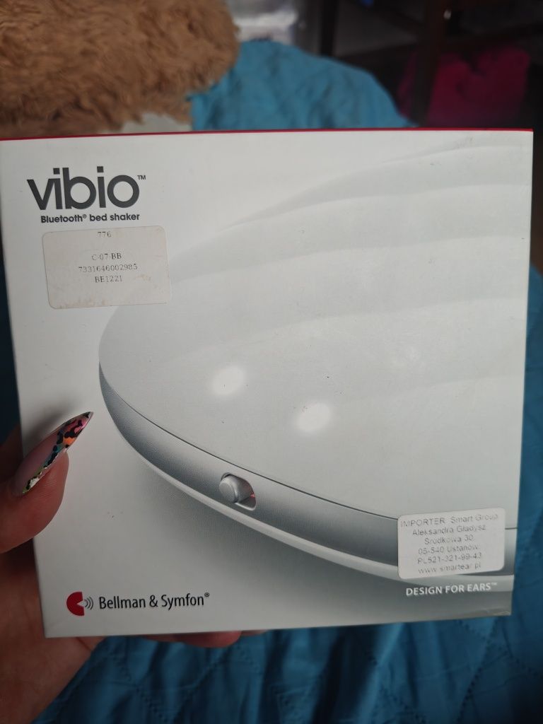 Budzik Vibo białe