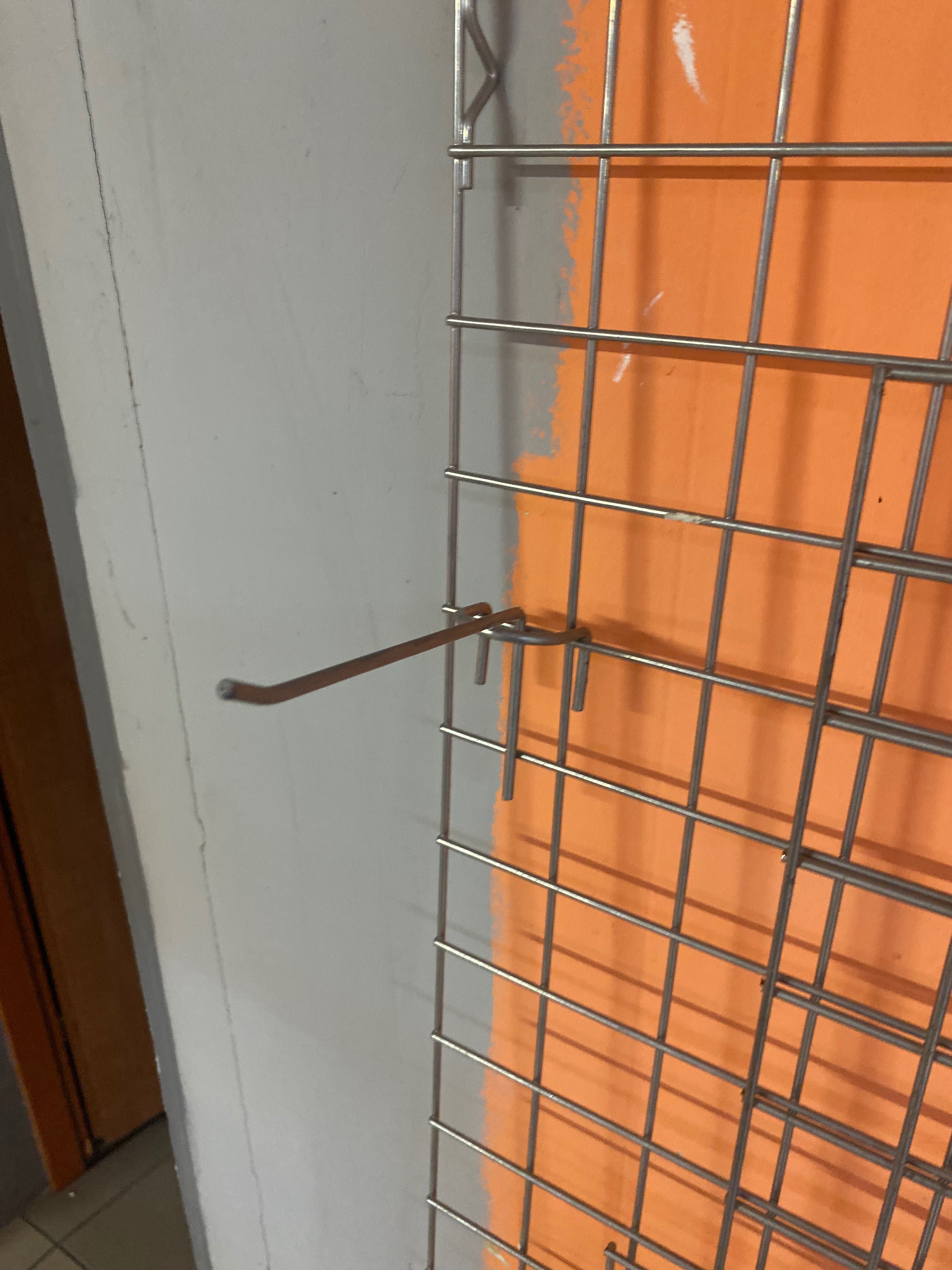 Haki haczyki zawieszki sklepowe na kratę Srebrne 15cm