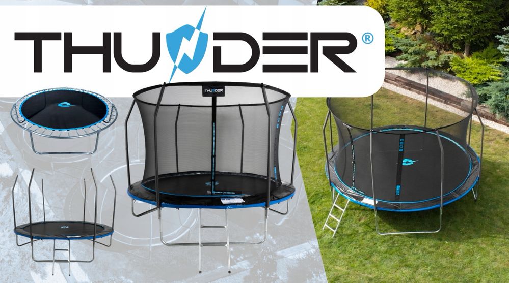 Trampolina Ogrodowa 8ft 255CM dla dziecka wew. łatwy montaż Thunder