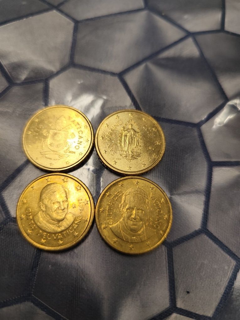 Moedas do Vaticano de 50 cêntimos