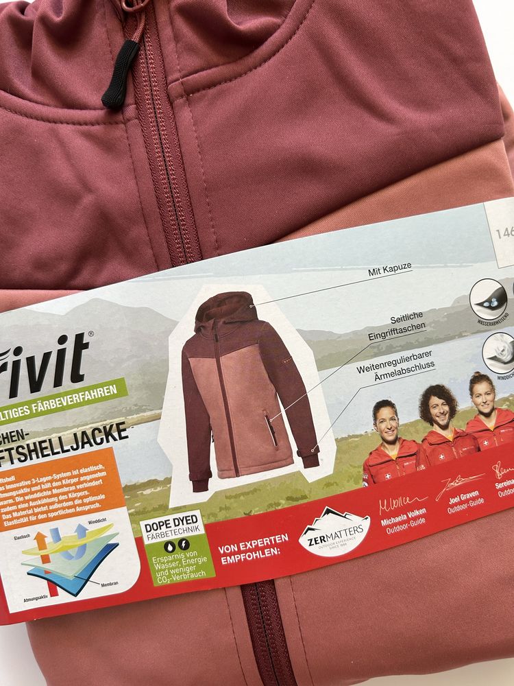 Softshell куртка 122/128 134/140 146/152 158/ софтшел crivit ветровка