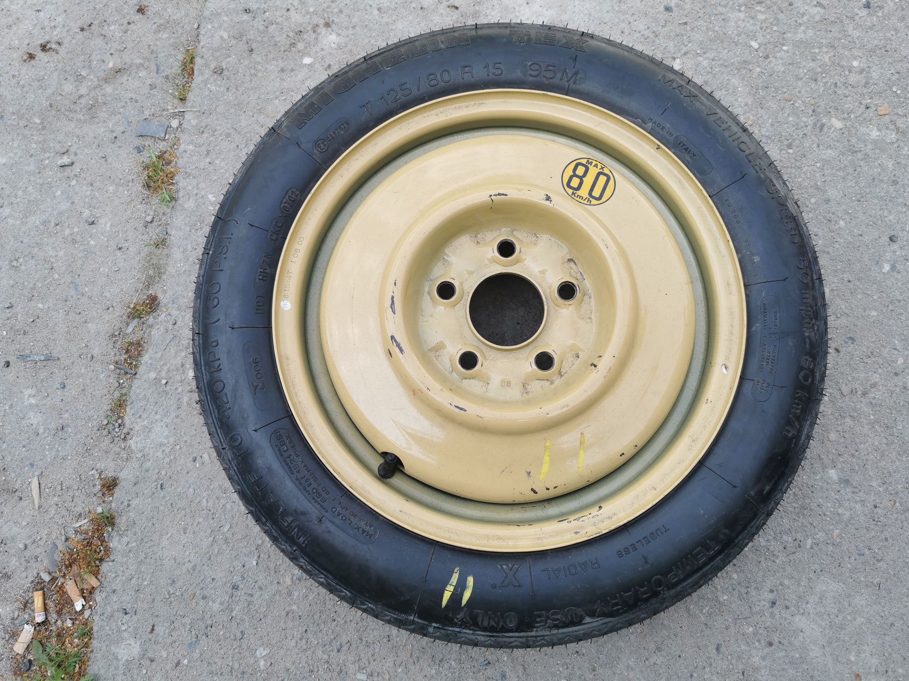 Koło DOJAZDOWE dojazdówka 15/16 5x100,5x108,5x110,5x114.3,5x120