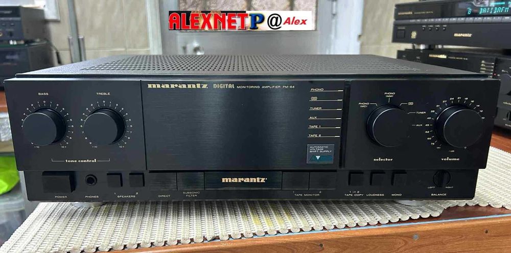 Marantz Digital PM-64 Amplificador potente e impecável