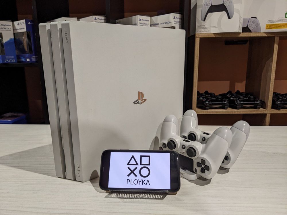 Магазин. Sony Playstation 4 PRO 1TB Белая White. Гарантия 3 мес!