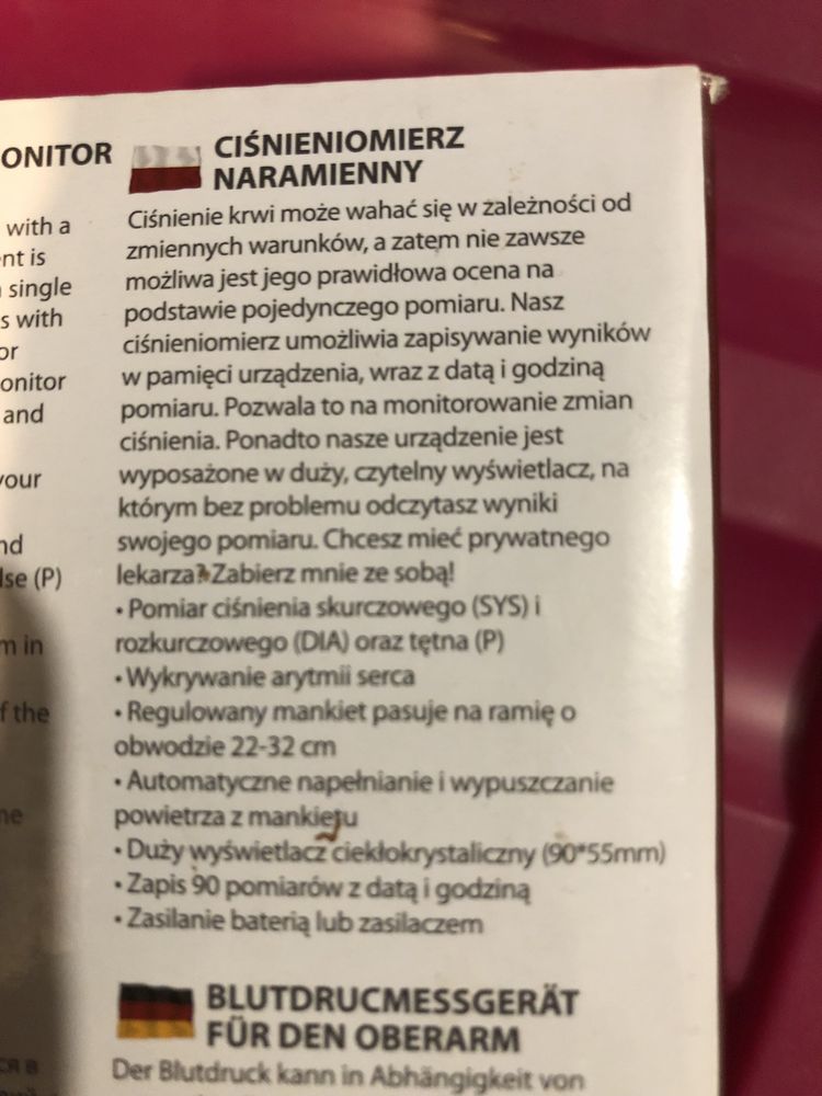 Cisnieniomierz naramienny esperanza