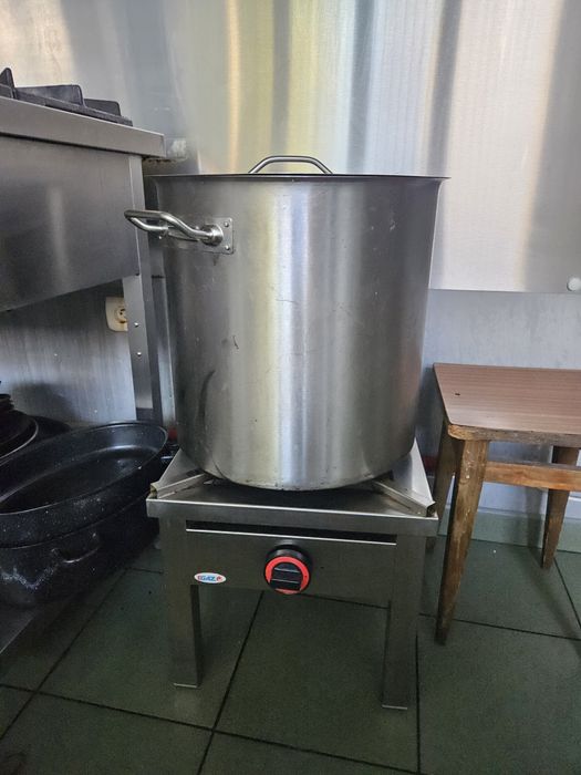 Taboret gazowy 6,5kw z garnkiem 50litrow