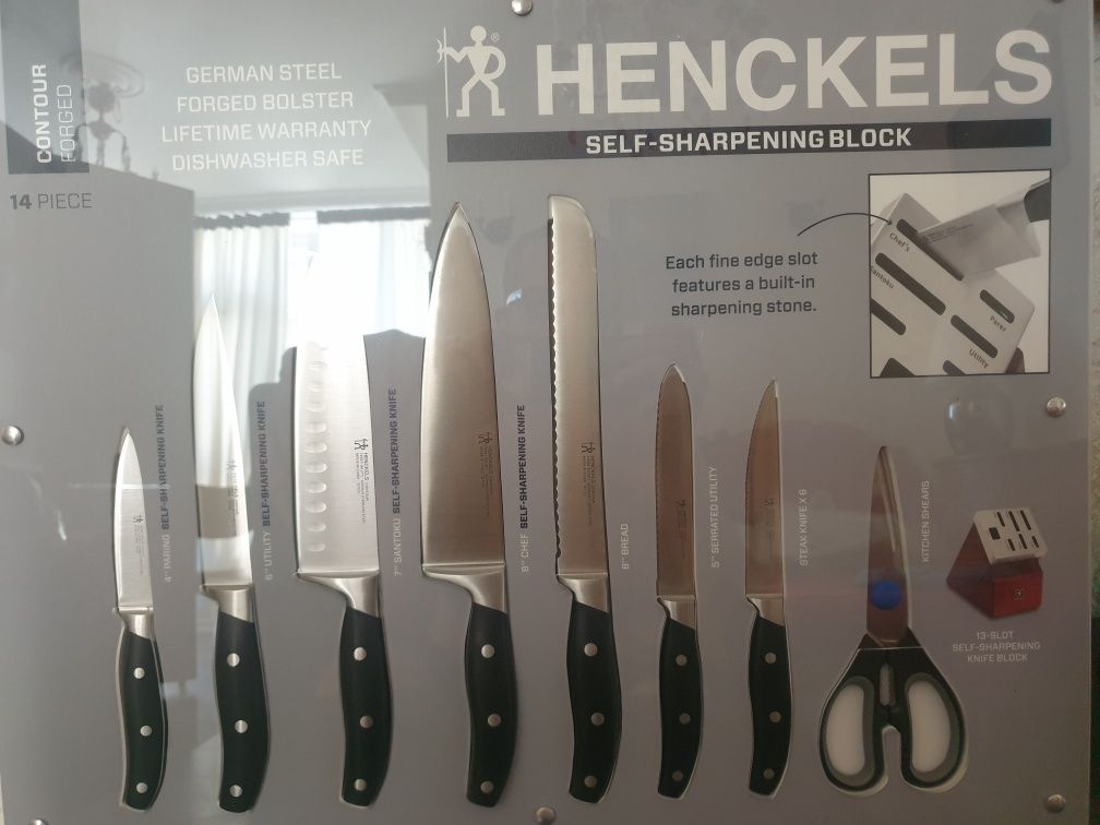 Новый Набор Кованных самозатачивающихся  ножей Zwilling J. A. Henckels
