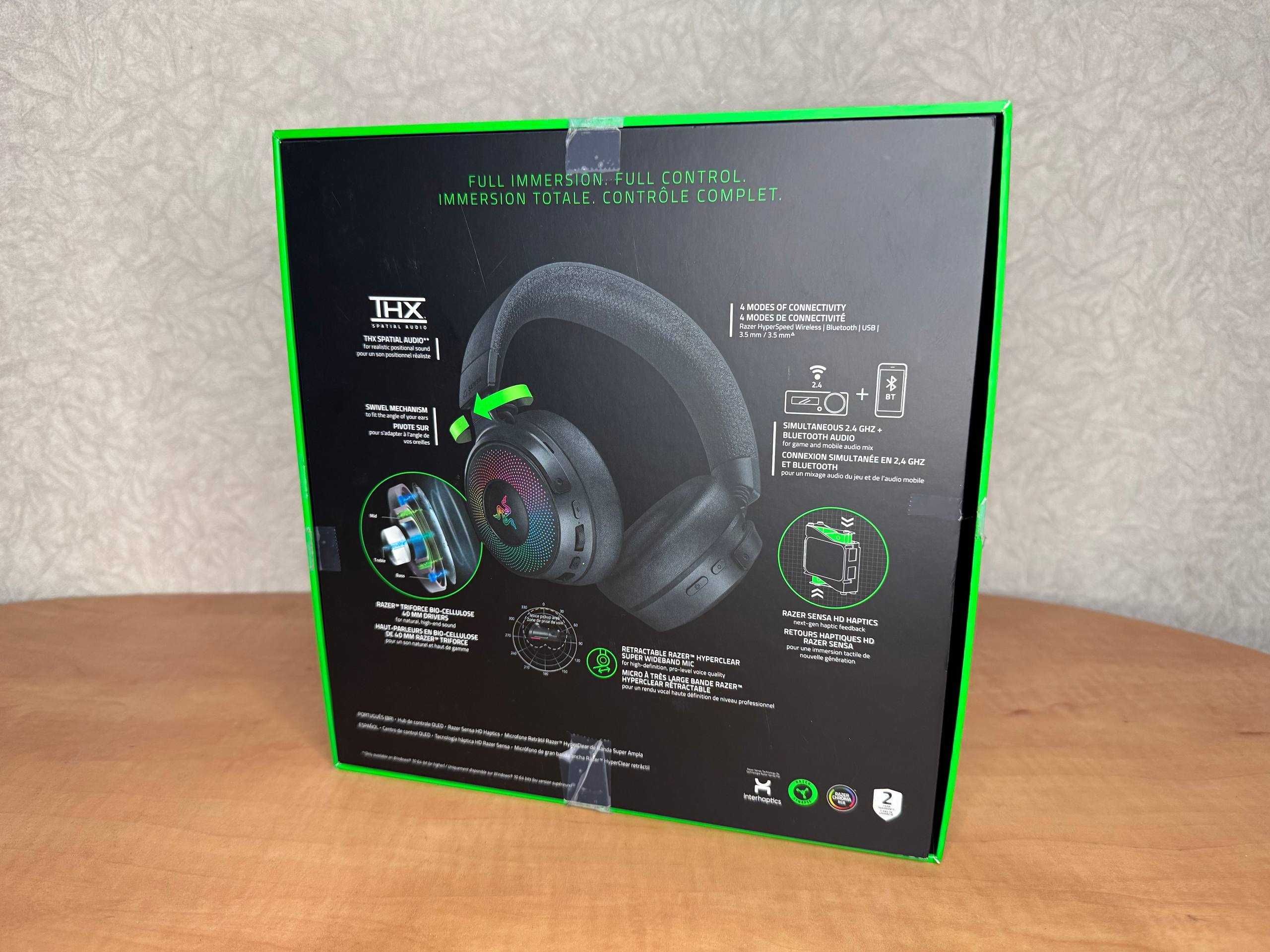 Навушники бездротові Razer Kraken V4 Pro Wireless