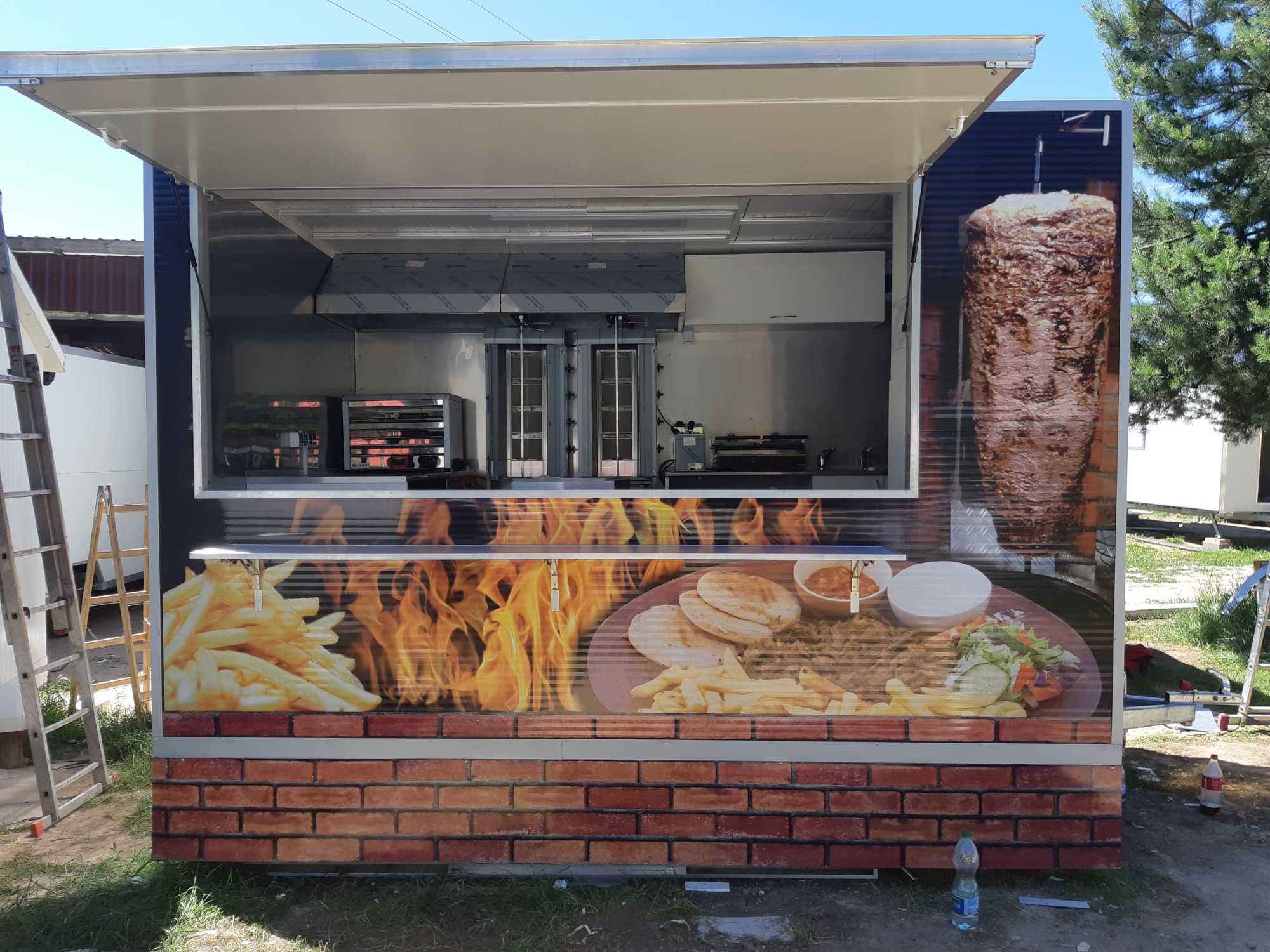 NOWA przyczepa gastronomiczna KEBAB wyposażona. Producent