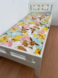 Łóżko dla dzieci Ikea KRITTER 70x160cm z materacem