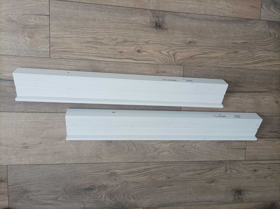 Półki na zdjęcia IKEA KNOPPANG 75cm BIAŁA BEJCA 2 sztuki