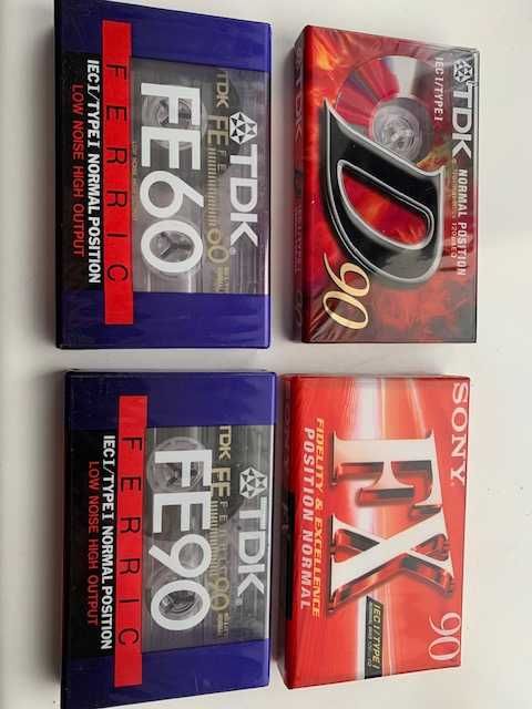 Kasety magnetofonowe -Nowe