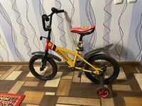 дитячий велосипед з 4 колеса(для тренування)