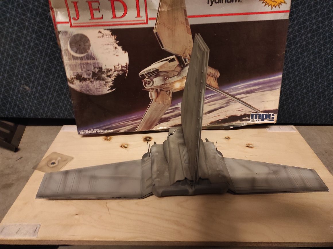 Star Wars MPC mpc model do sklejania diorama złom Shuttle Tidirium