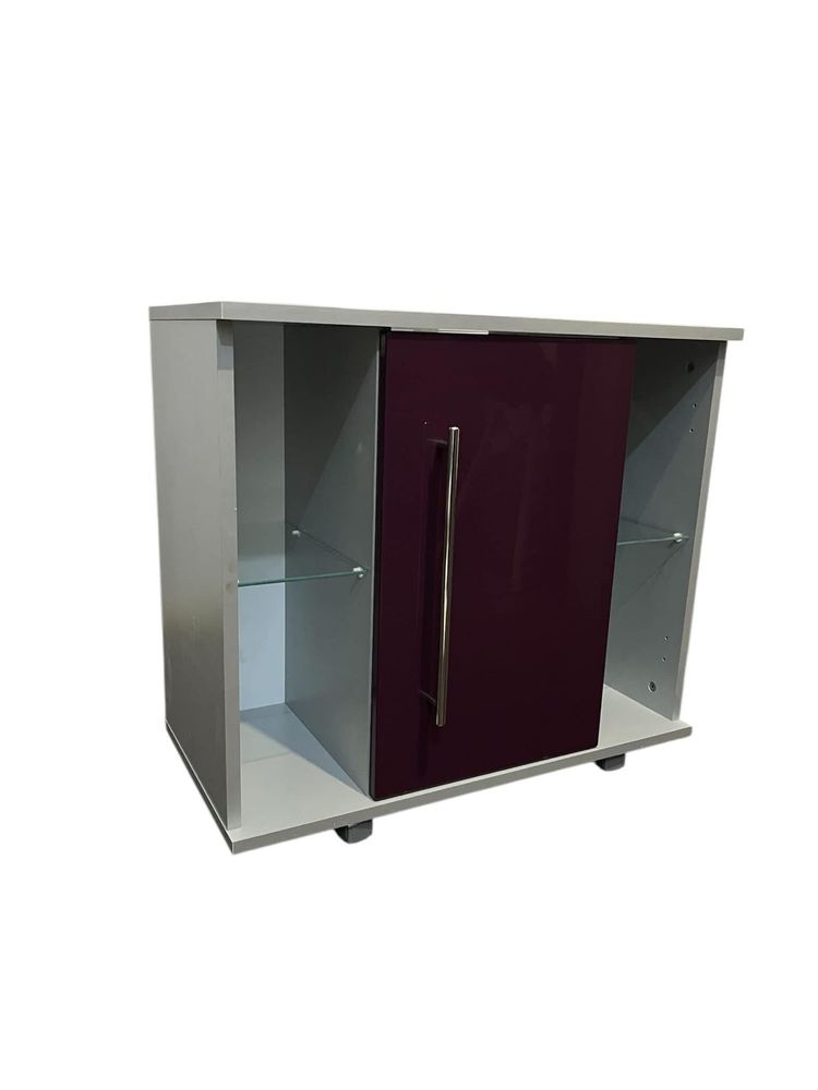 Szafka pod umywalke polysk fioletowa szara 65 cm